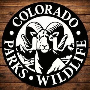 Colorado Parks and Wildlife Sign Hike Trail Camp Outdoors Mountain